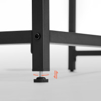 Produktbild för Computer Desk Black, Retro Color 120x60x75cm