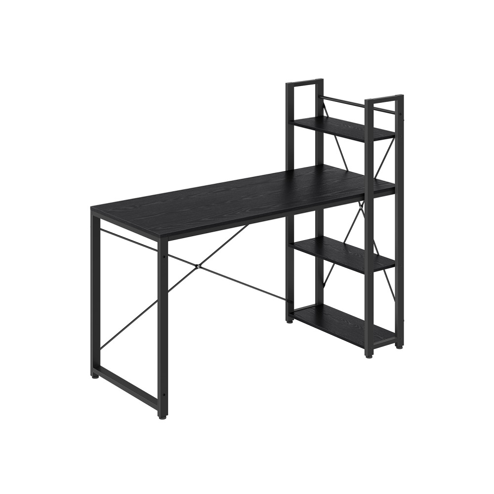 Produktbild för Computer Desk Black 137x60x119cm