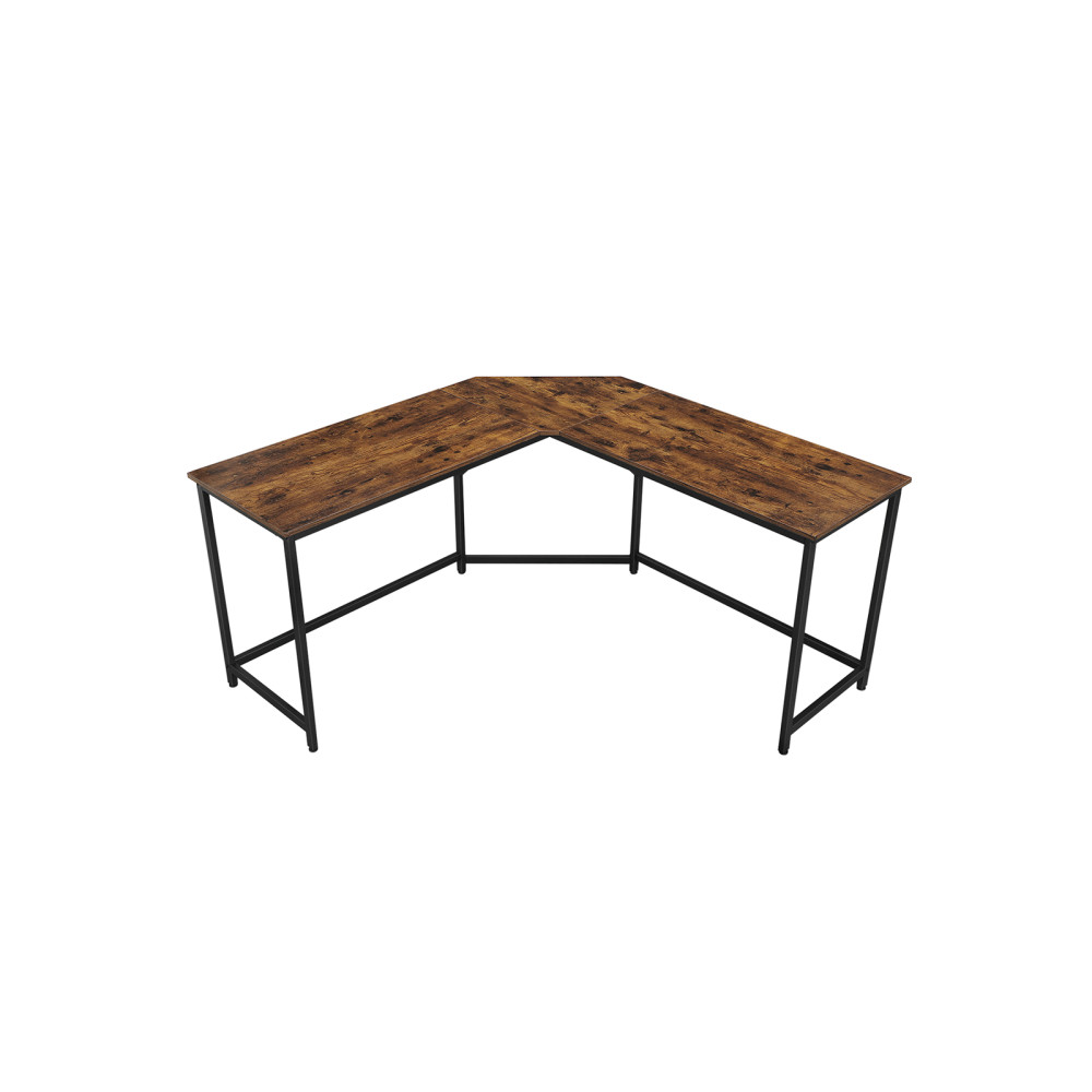 Produktbild för Computer Desk X: Antique, Black 149x149x75cm
