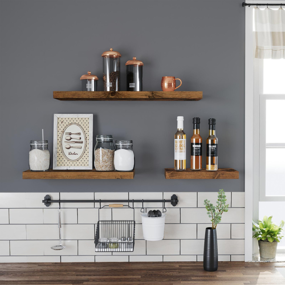 Produktbild för Wall Shelf X: Antique 60x20x4cm