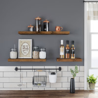 Produktbild för Wall Shelf X: Antique 80x20x4cm