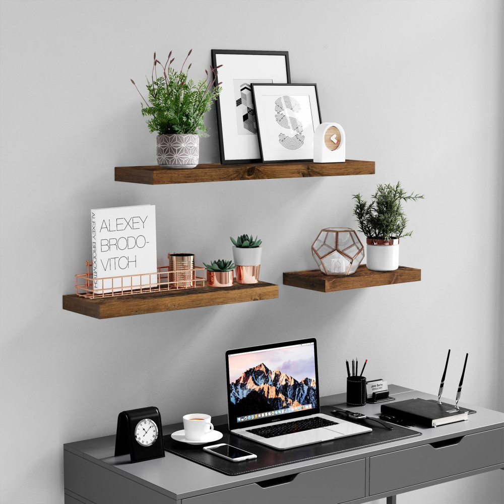 Produktbild för Wall Shelf X: Antique 80x20x4cm