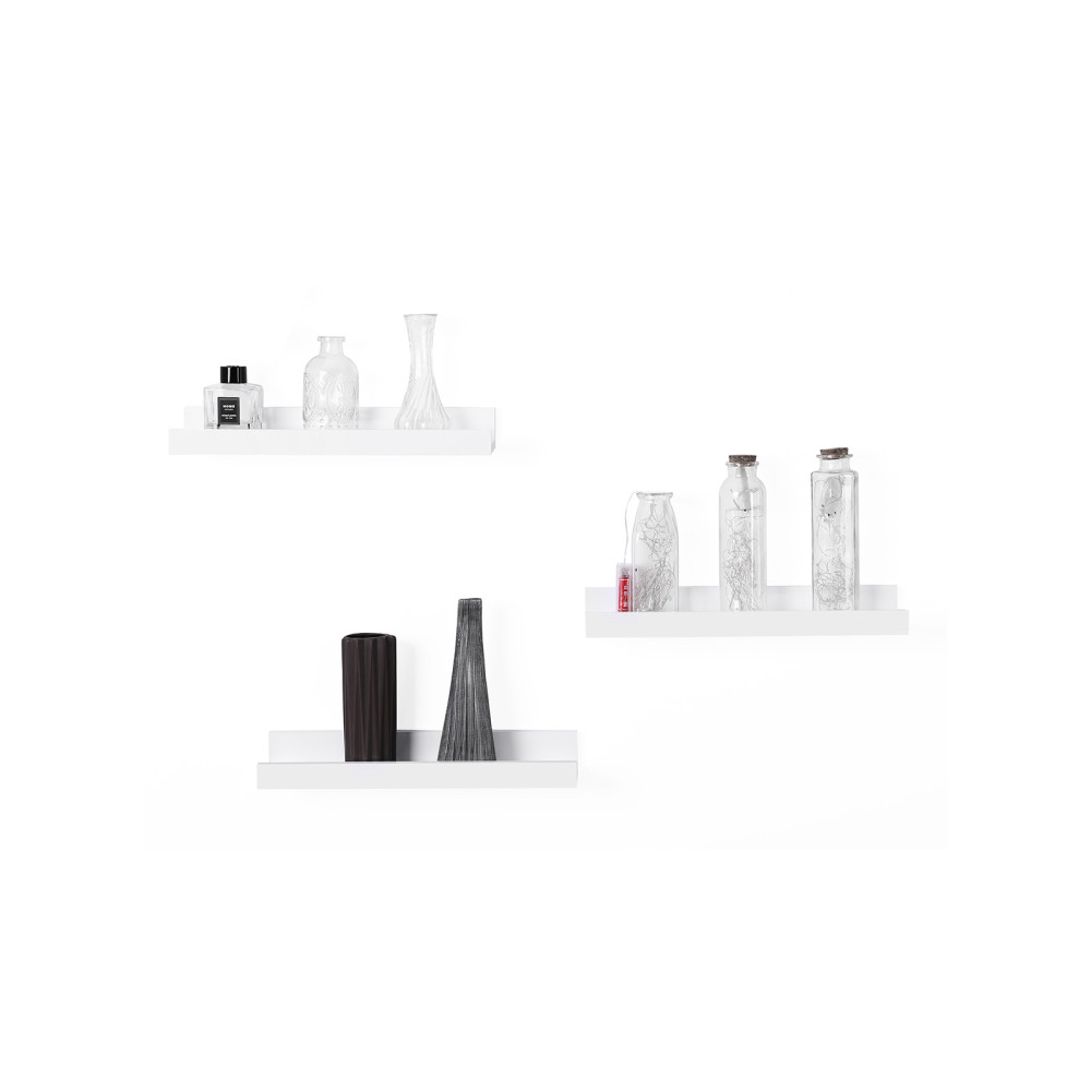 Produktbild för Wall Shelf White 38x10x5cm