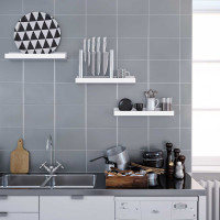 Produktbild för Wall Shelf White 38x10x5cm