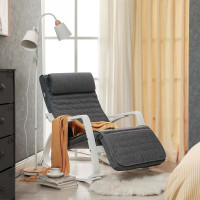 Produktbild för Bentwood Chair Grey, White Handrail 122x67x84cm