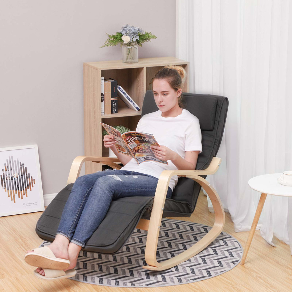 Produktbild för Bentwood Chair Grey, Primary Color Armrest 122x67x84cm