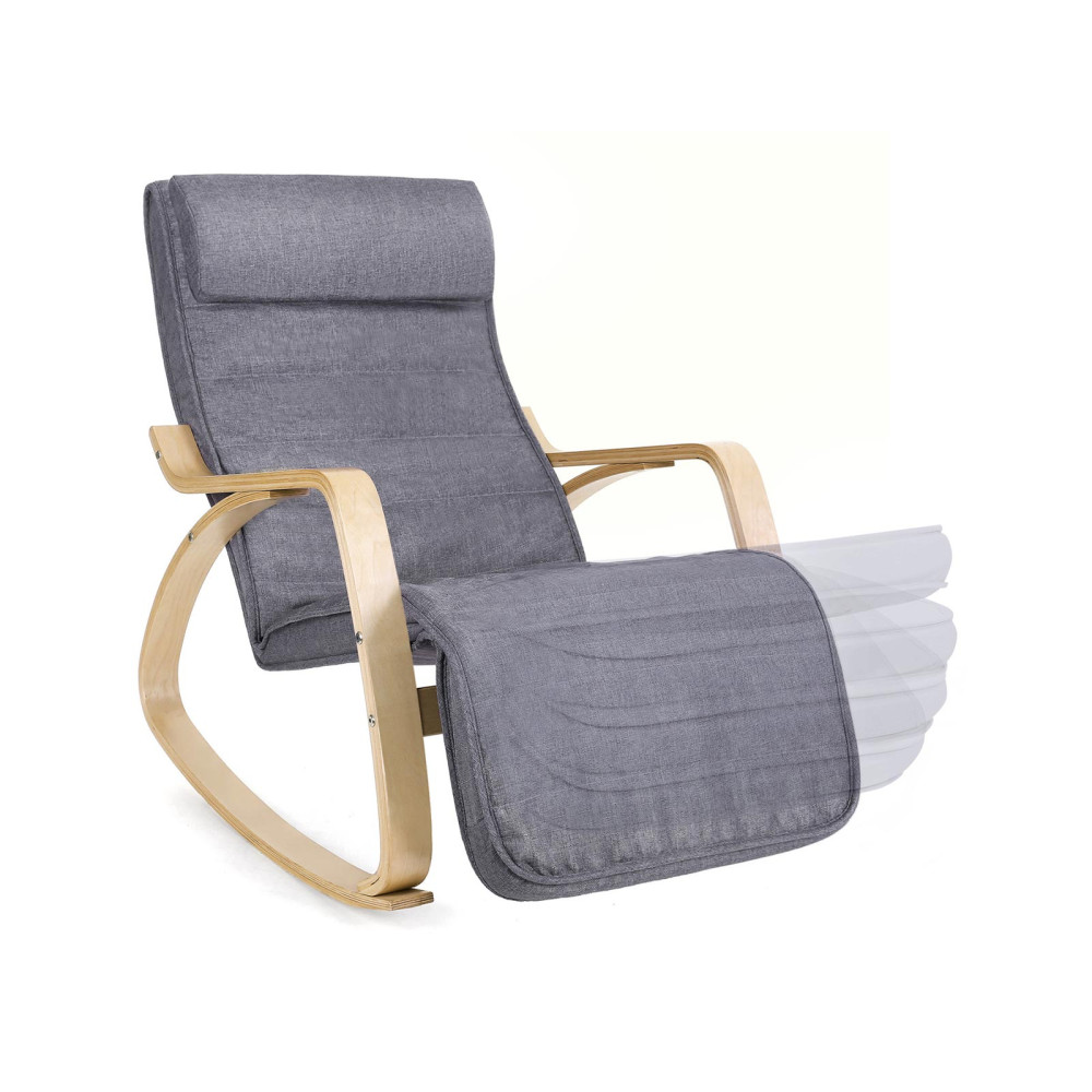 Produktbild för Bentwood Chair Grey, Primary Color Armrest 122x67x84cm