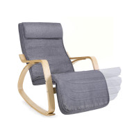 Produktbild för Bentwood Chair Grey, Primary Color Armrest 122x67x84cm