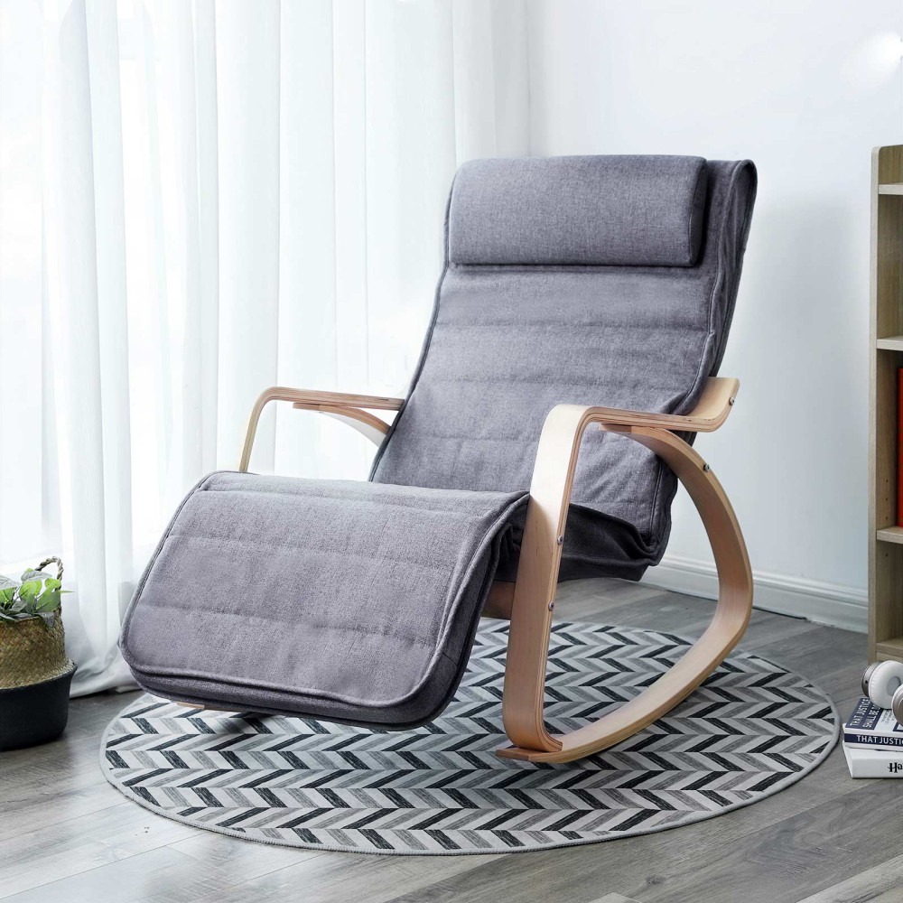 Produktbild för Bentwood Chair Grey, Primary Color Armrest 122x67x84cm