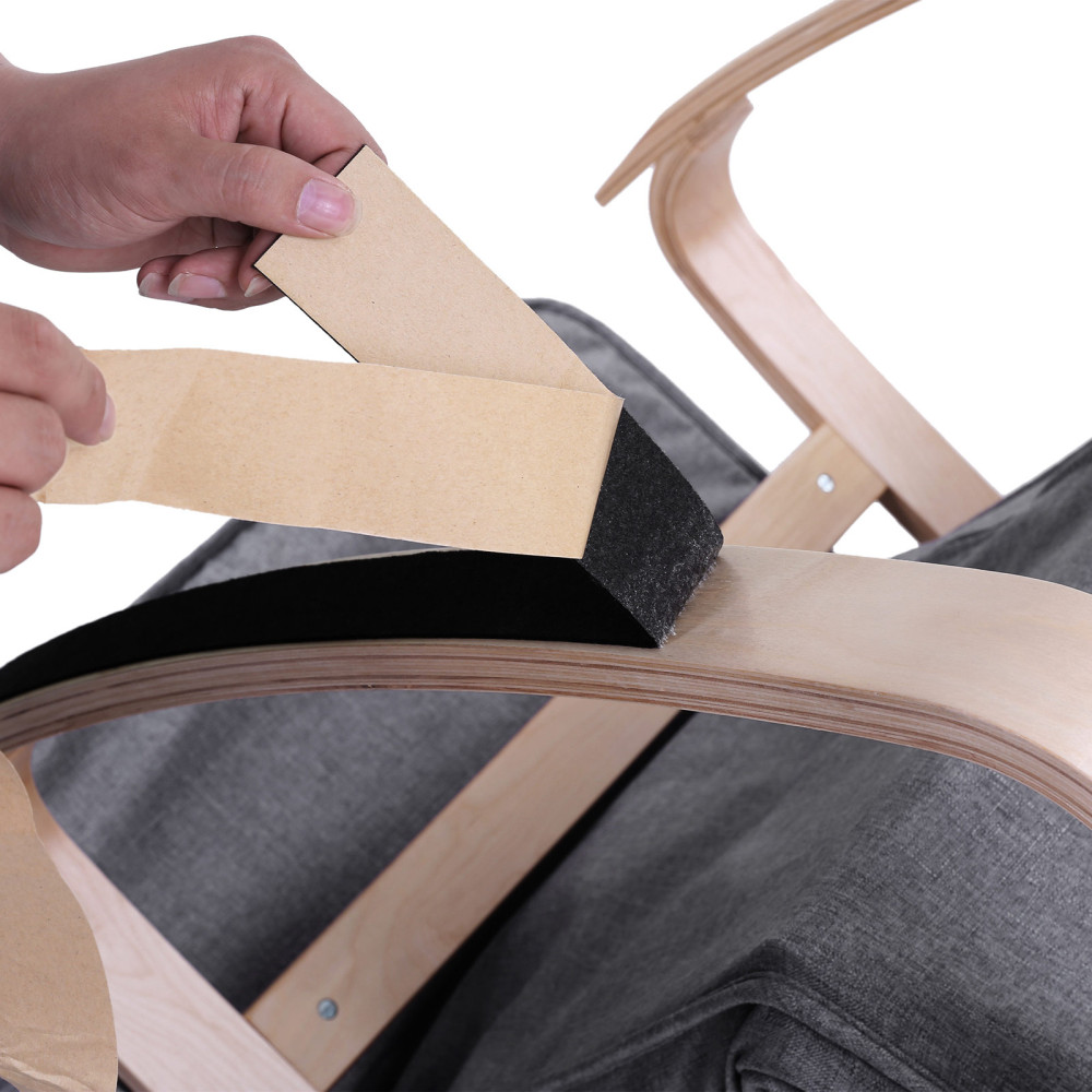 Produktbild för Bentwood Chair Grey, Primary Color Armrest 122x67x84cm