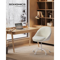 Produktbild för Office Chair Milky Coffee Color 56x60x83/93