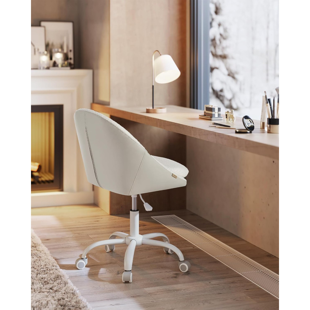 Produktbild för Office Chair Milky Coffee Color 56x60x83/93