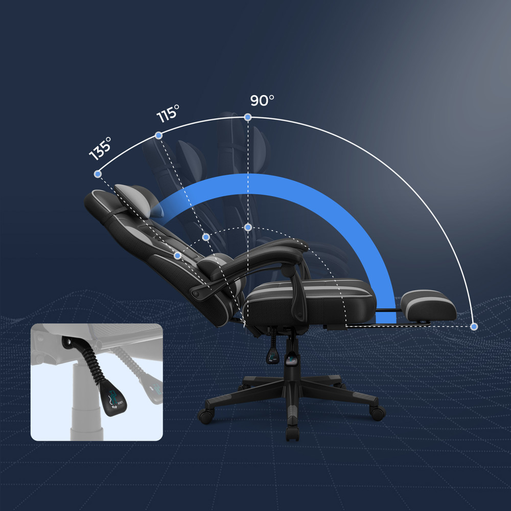 Produktbild för Office Chair Black 71×66×(120-130)cm