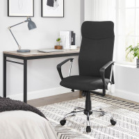 Produktbild för Office Chair Black 58×59×(115-123)cm