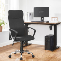 Produktbild för Office Chair Black 58×59×(115-123)cm