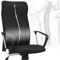 Produktbild för Office Chair Black 58×59×(115-123)cm