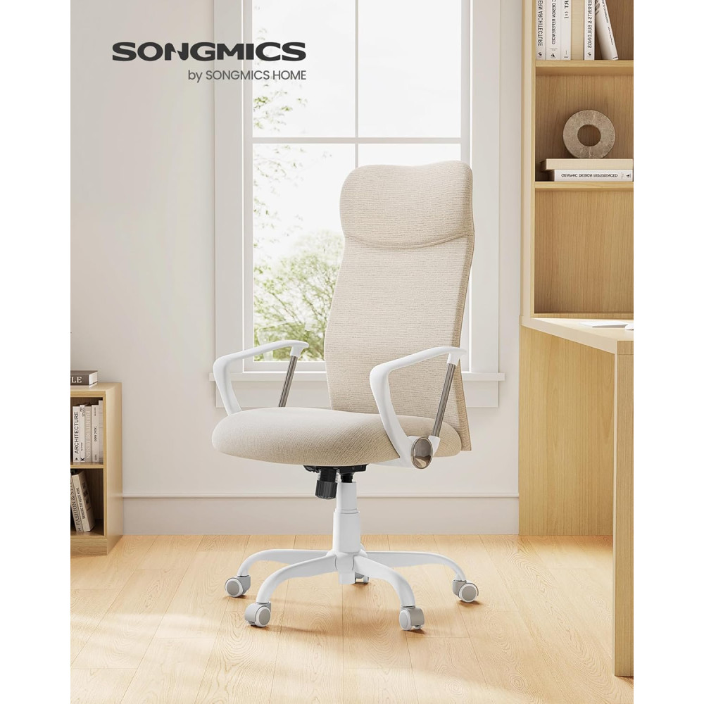 Produktbild för Office Chair Milky Coffee Color 58×59×(115-123)cm
