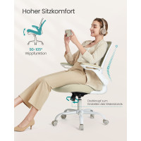 Produktbild för Office Chair Milky Coffee Color 64*60*(103-110)