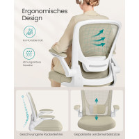 Produktbild för Office Chair Milky Coffee Color 64*60*(103-110)