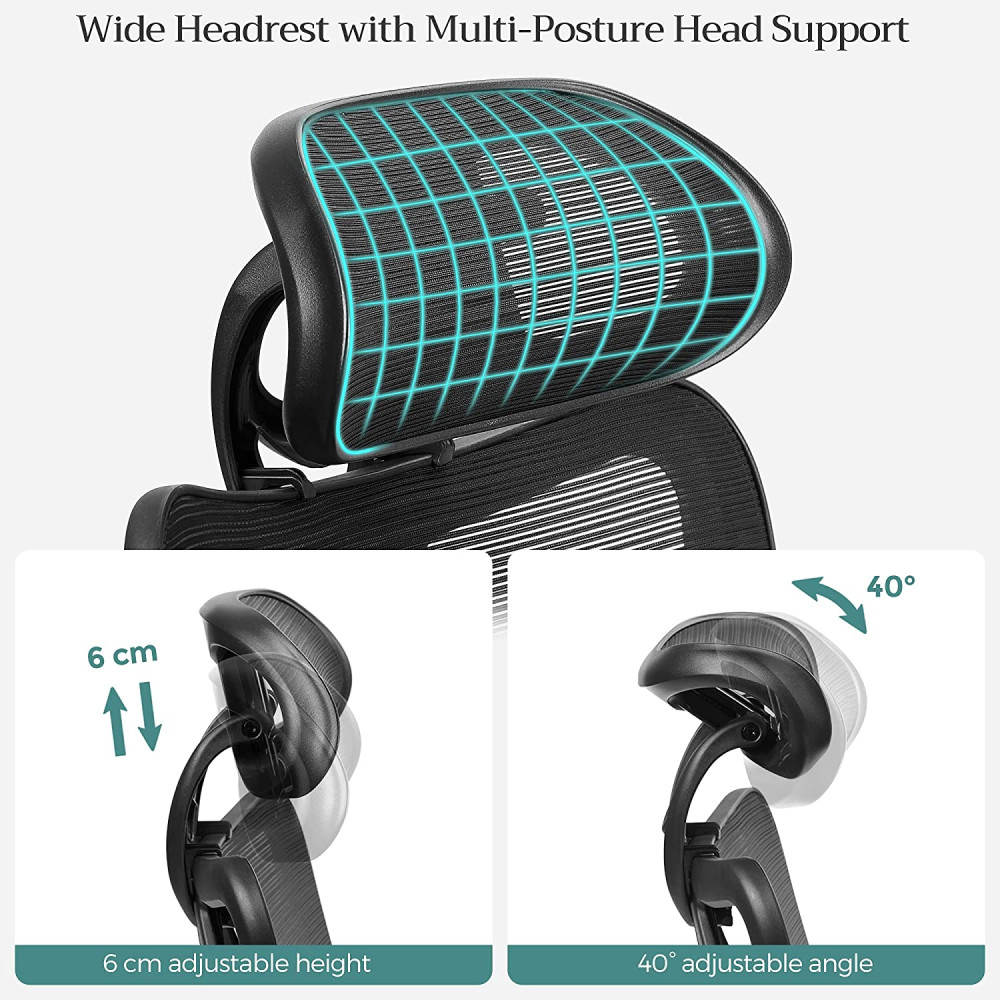 Produktbild för Office Chair Black 70×71×(114-124)cm