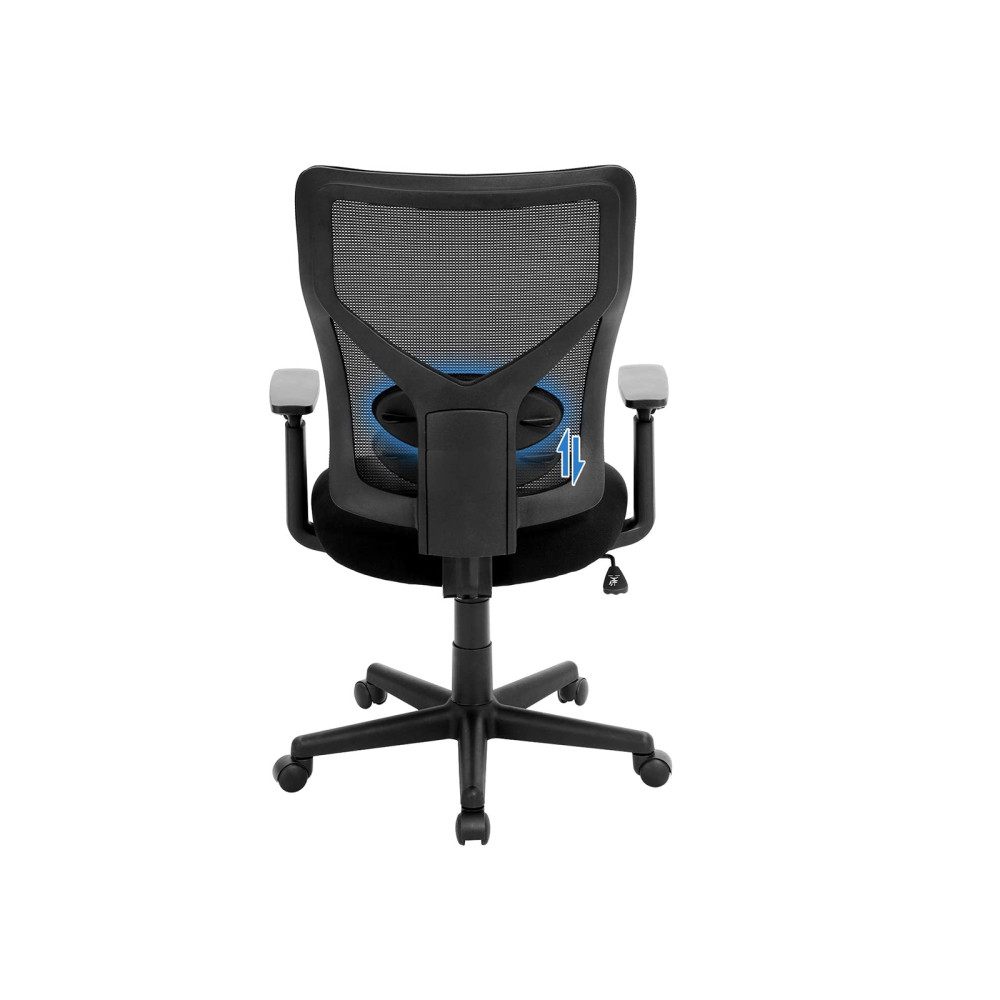 Produktbild för Office Chair Black 68×67×(108-115)cm