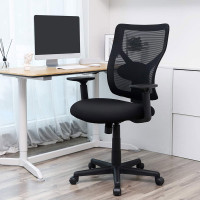 Produktbild för Office Chair Black 68×67×(108-115)cm