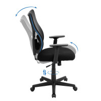 Produktbild för Office Chair Black 68×67×(108-115)cm