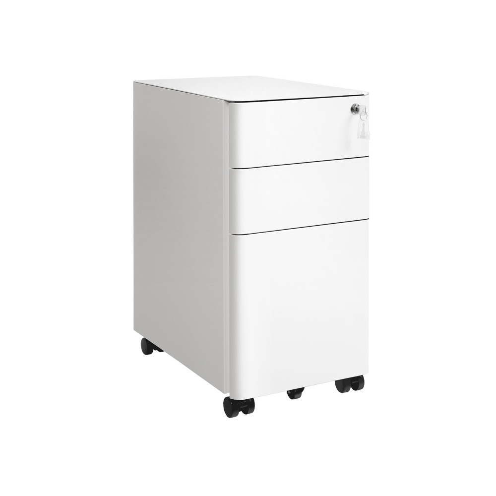 Produktbild för File Cabinet White 30x46x59cm