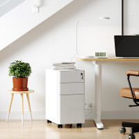 Produktbild för File Cabinet White 30x46x59cm