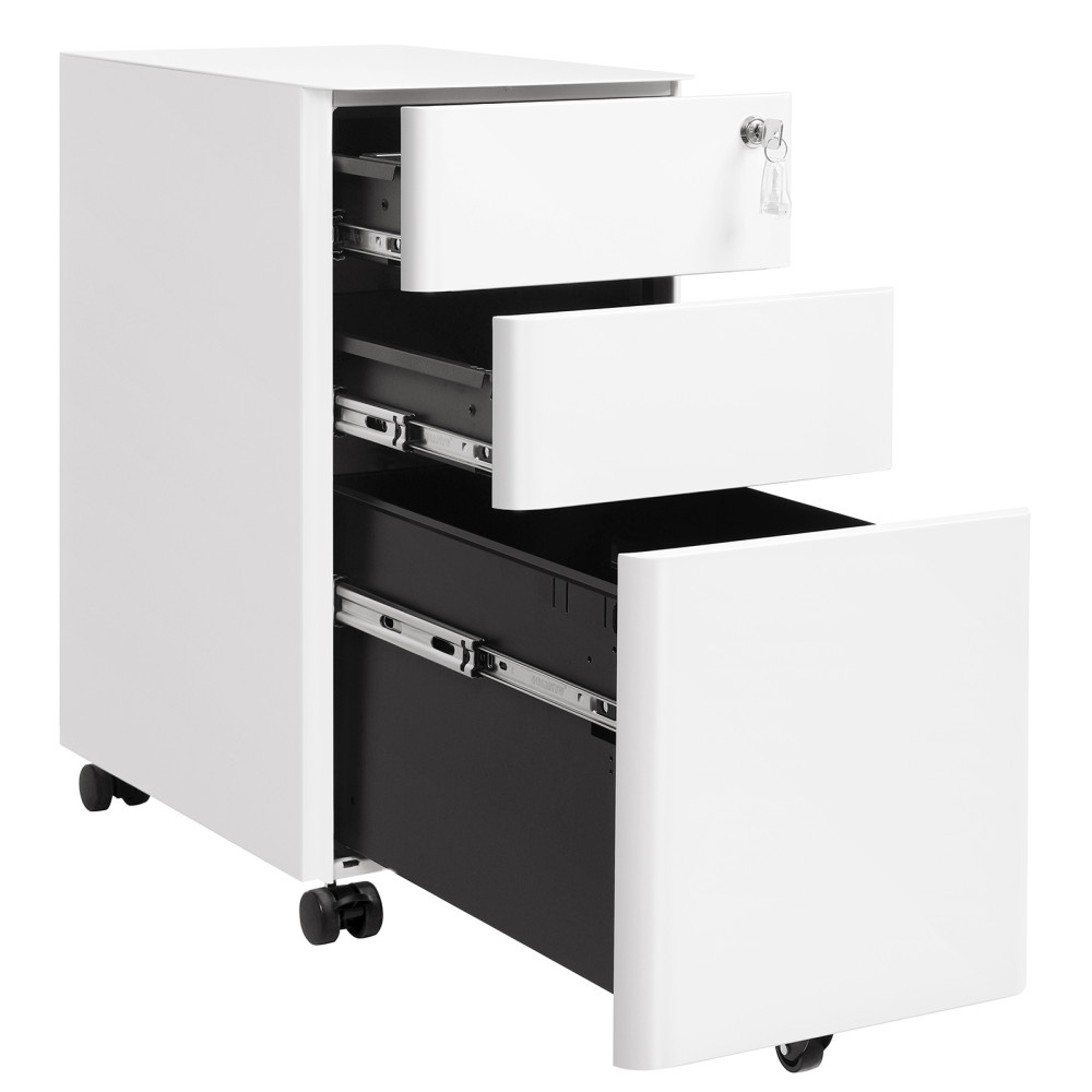 Produktbild för File Cabinet White 30x46x59cm