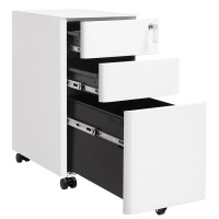 Produktbild för File Cabinet White 30x46x59cm