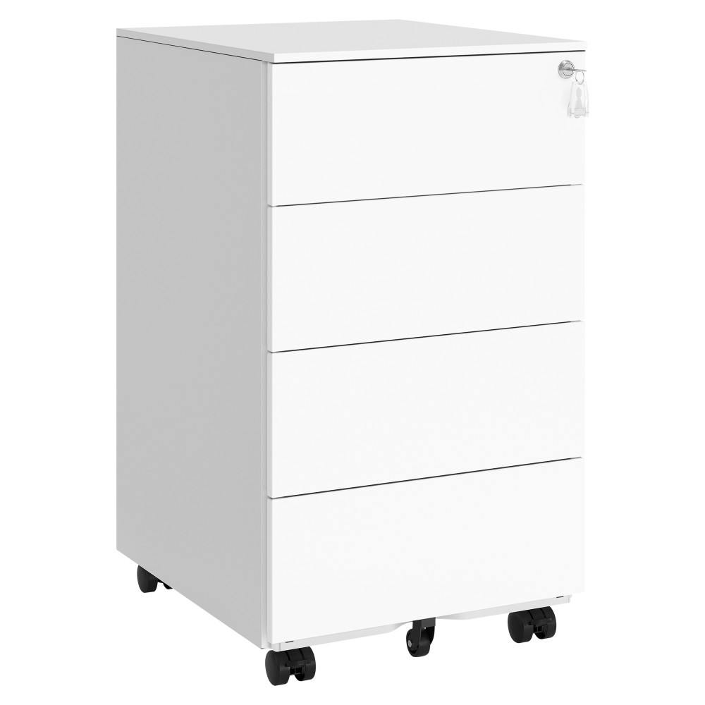 Produktbild för File Cabinet White 39x45x69cm