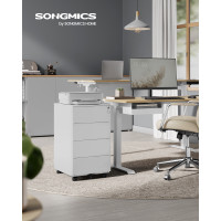 Produktbild för File Cabinet White 39x45x69cm