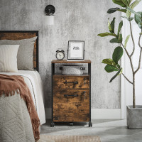 Produktbild för File Cabinet Rustic Brown, Black 1x1x1cm