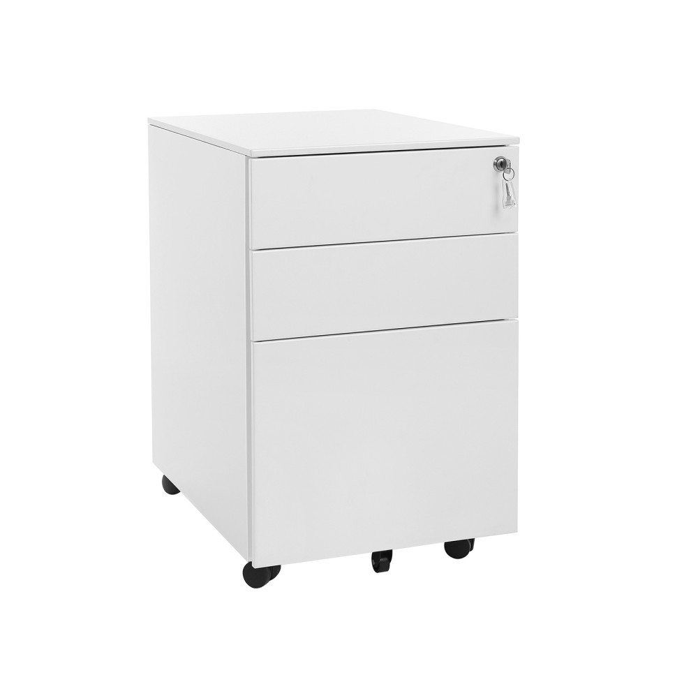 Produktbild för File Cabinet Black 60x52x39cm