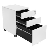 Produktbild för File Cabinet Black 60x52x39cm