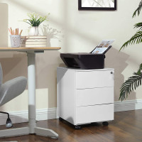 Produktbild för File Cabinet White 55x45x39cm