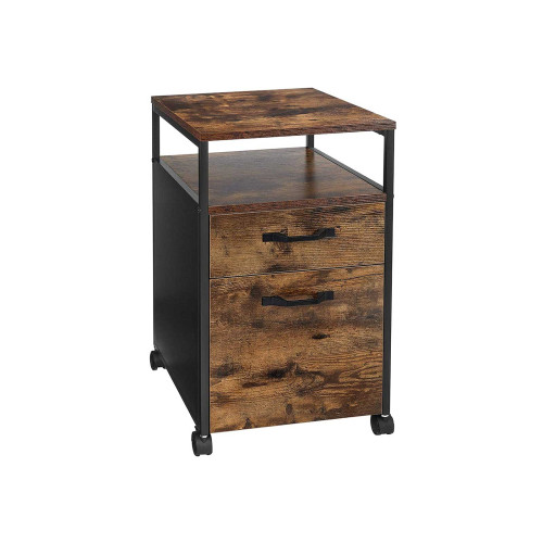 VASAGLE File Cabinet X: Antique, Black  42 X 44 X 67cm