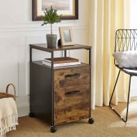 Produktbild för File Cabinet X: Antique, Black  42 X 44 X 67cm
