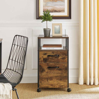 Produktbild för File Cabinet X: Antique, Black  42 X 44 X 67cm
