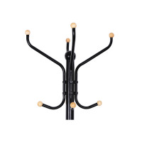 Produktbild för Coat Rack Black 49x49x182cm