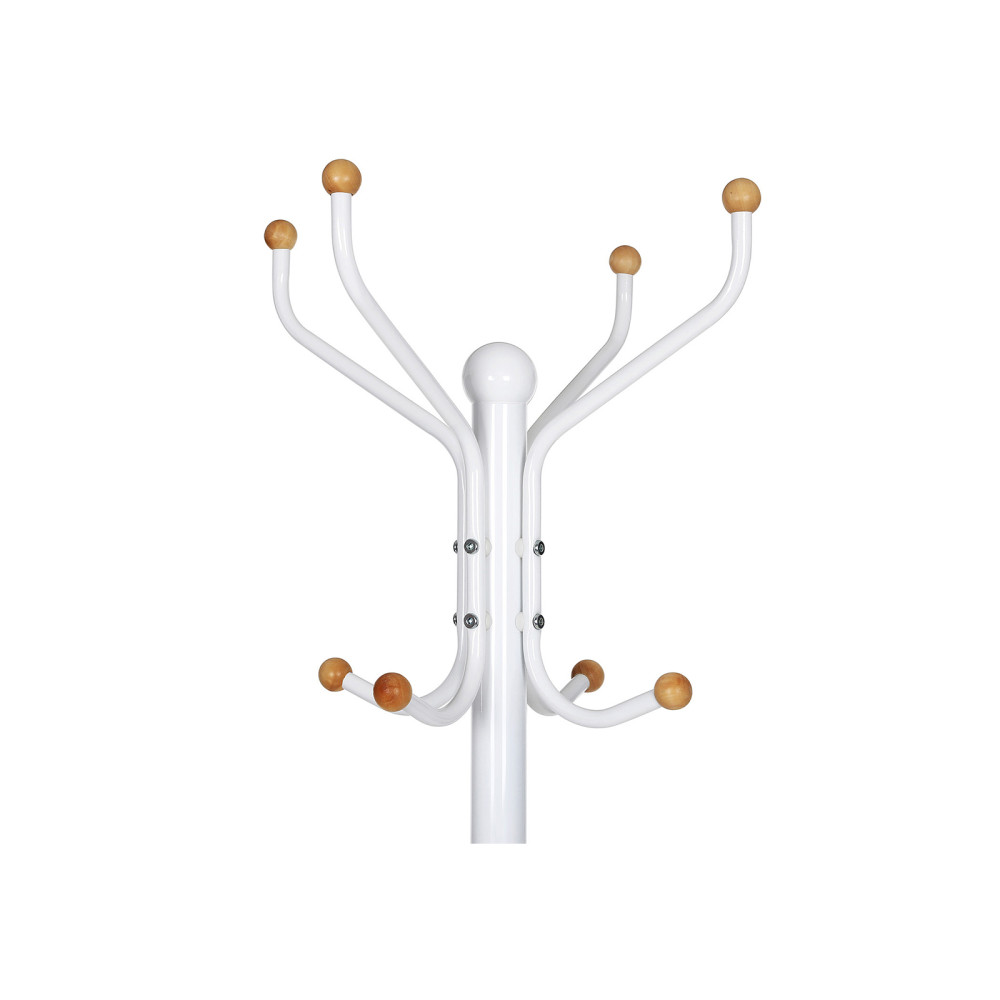 Produktbild för Coat Rack White 49x49x182cm