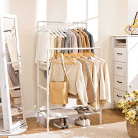 Produktbild för Clothes Rack White 88x44x154cm