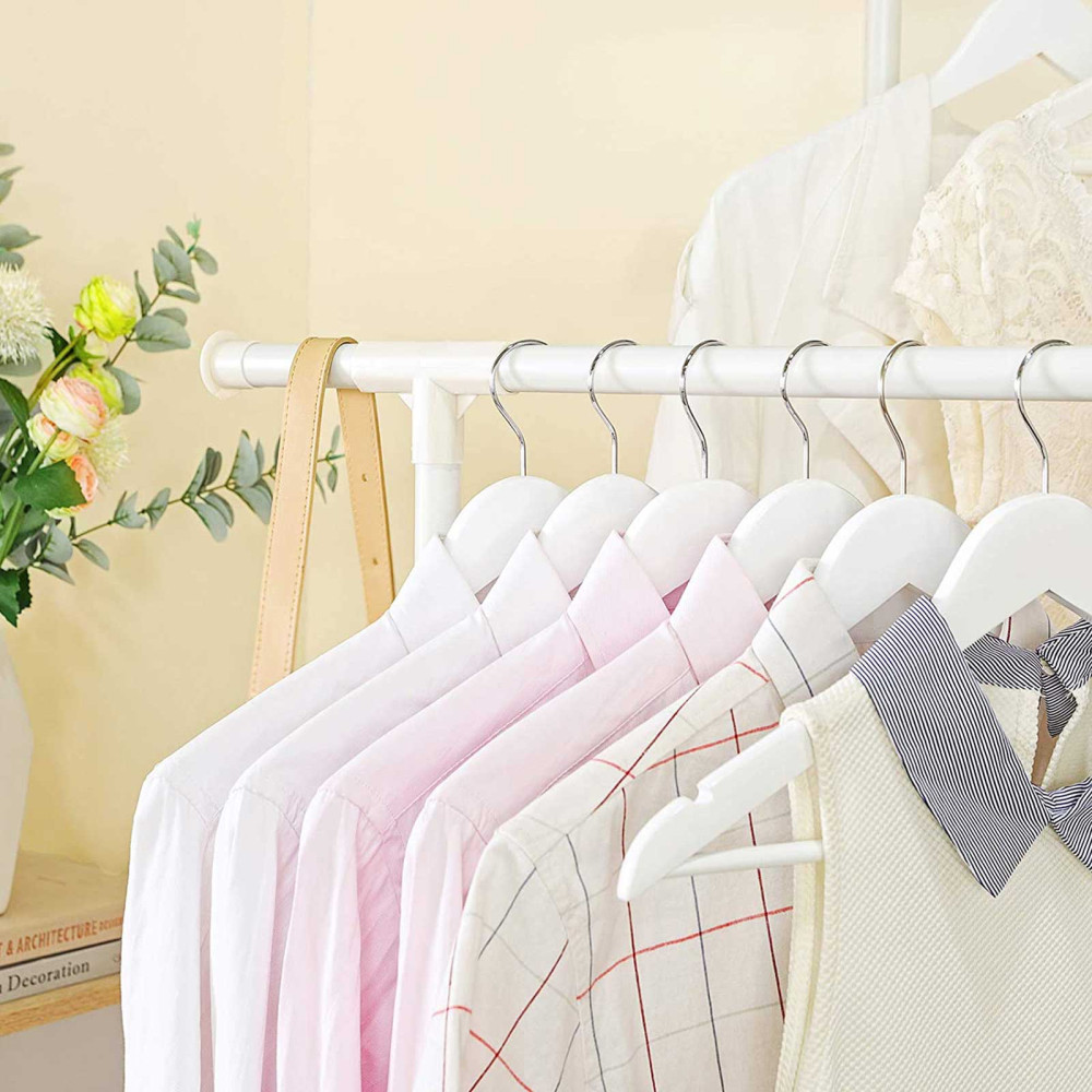 Produktbild för Clothes Rack White 117x47x176cm