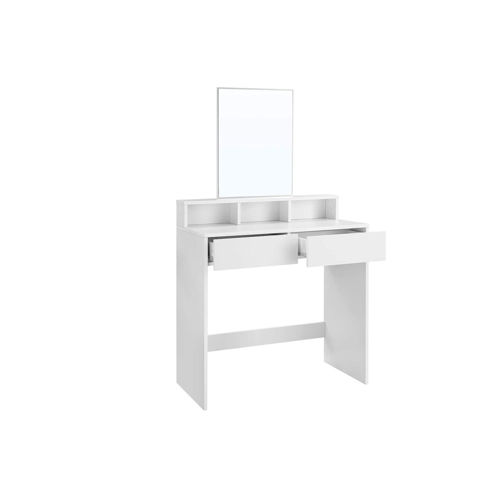 Produktbild för Vanity Table White 80x40x140cm