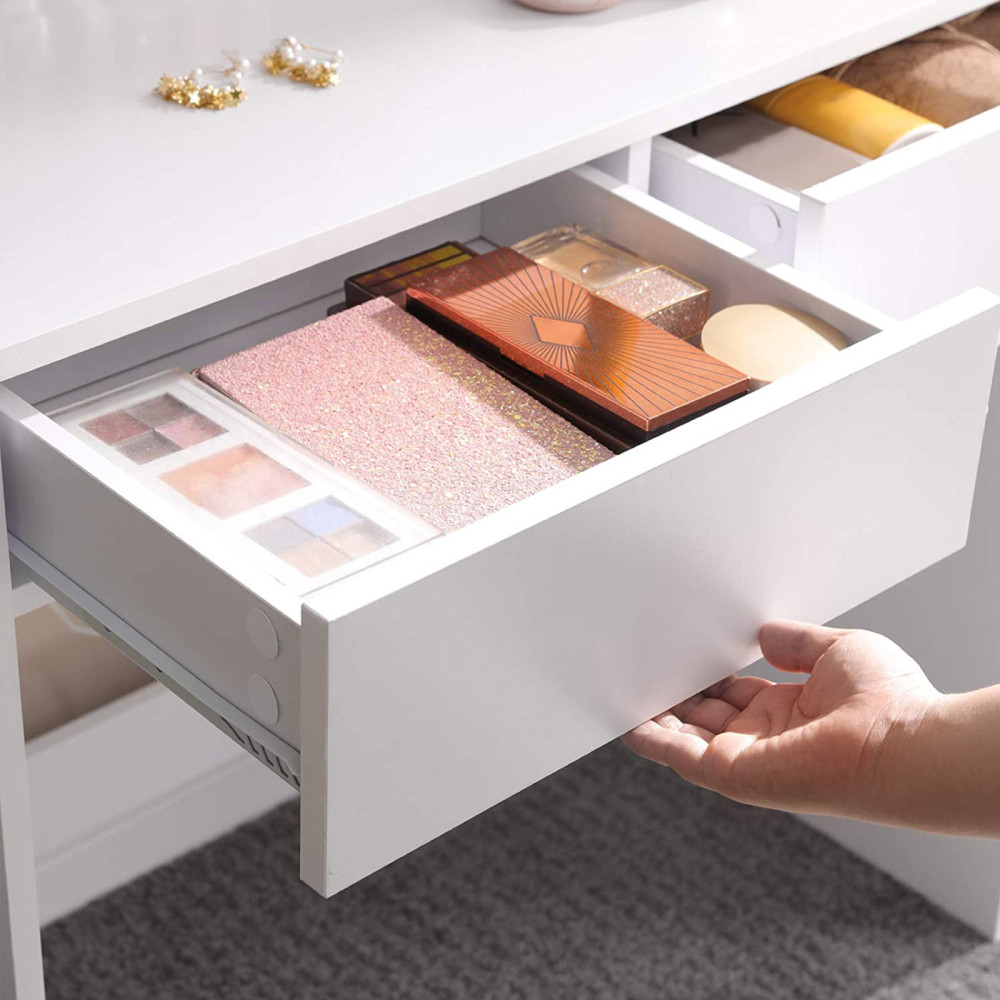 Produktbild för Vanity Table White 80x40x140cm