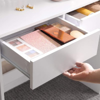 Produktbild för Vanity Table White 80x40x140cm