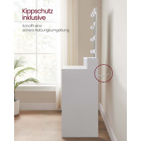 Produktbild för Vanity Table White 100x40x145cm