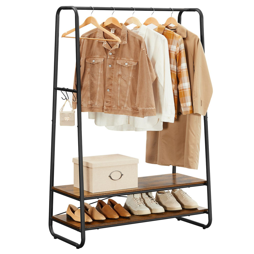 Produktbild för Garment Rack Black 100x45x160cm