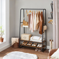 Produktbild för Garment Rack Black 100x45x160cm